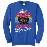 Vintage Best Poodle Mom Ever Gift Sweatshirt