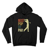 Vintage Best Pops By Par Disc Golf Golfer Fathers Day Hoodie