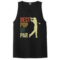 Vintage Best Pops By Par Disc Golf Golfer Fathers Day PosiCharge Competitor Tank