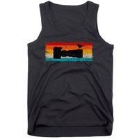 Vintage Bird Photographer Nature Photography Bird Lover Tank Top