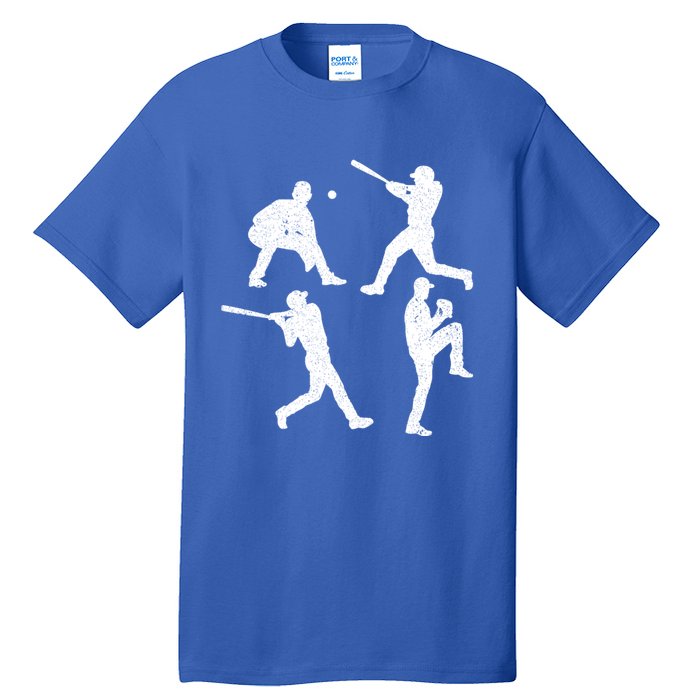 Vintage Baseball Player Gift Tall T-Shirt