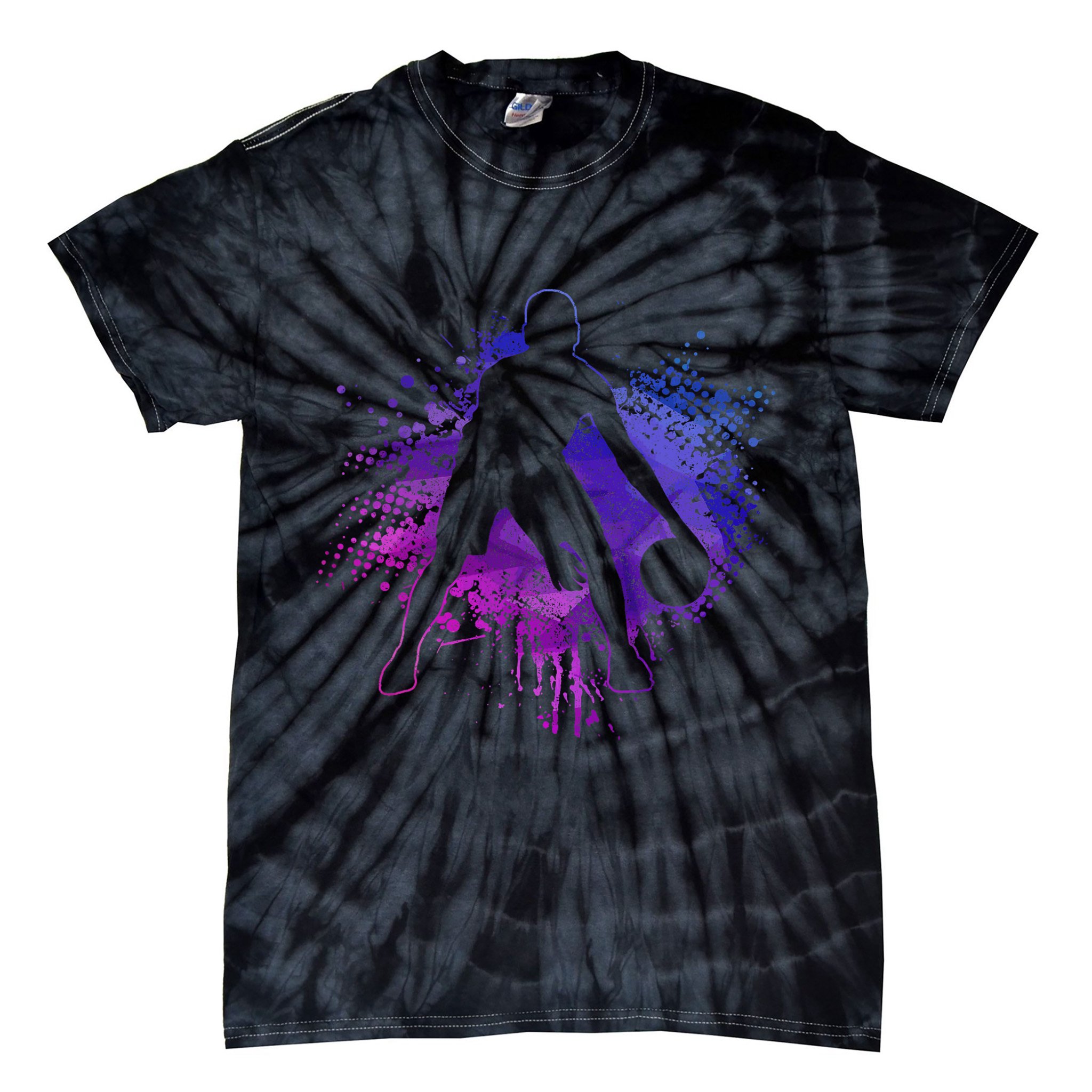 Vintage Bball Player Trainer Sport Baller Tie-Dye T-Shirt