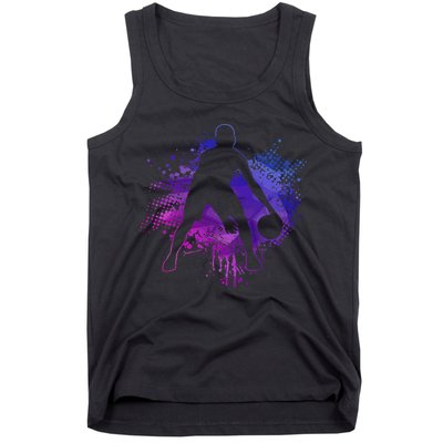 Vintage Bball Player Trainer Sport Baller Tank Top