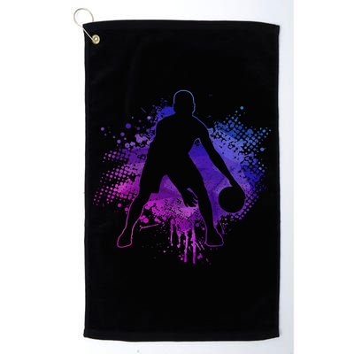 Vintage Bball Player Trainer Sport Baller Golf Towel