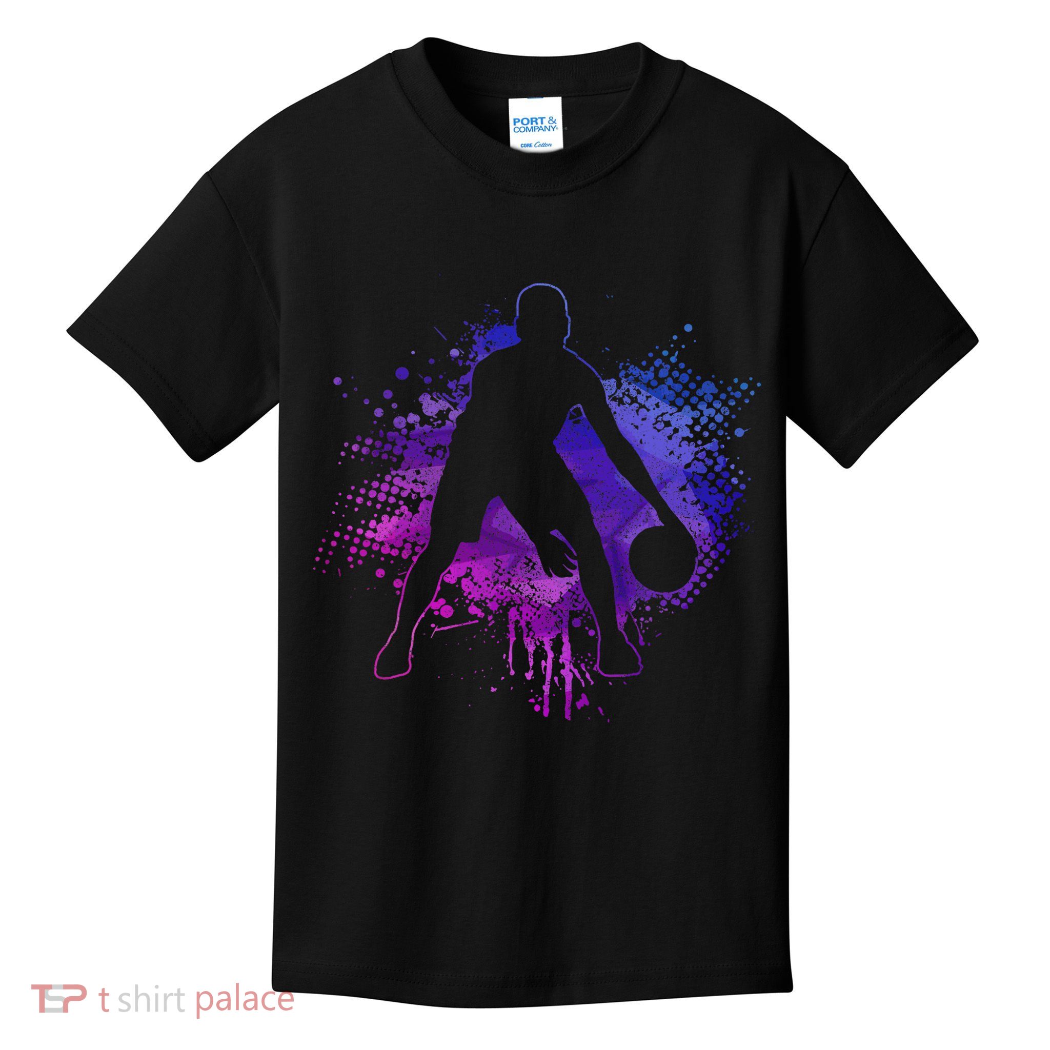 Vintage Bball Player Trainer Sport Baller Kids T-Shirt