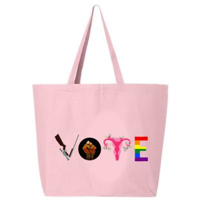 Vote Blm P.R.O C.H.O.I.C.E Gun Lgbtq+ 25L Jumbo Tote
