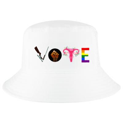 Vote Blm P.R.O C.H.O.I.C.E Gun Lgbtq+ Cool Comfort Performance Bucket Hat