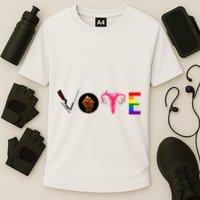 Vote Blm P.R.O C.H.O.I.C.E Gun Lgbtq+ Performance Shirt
