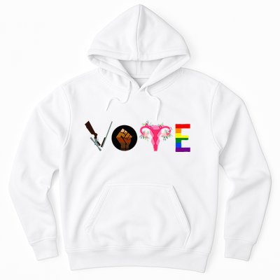 Vote Blm P.R.O C.H.O.I.C.E Gun Lgbtq+ Hoodie