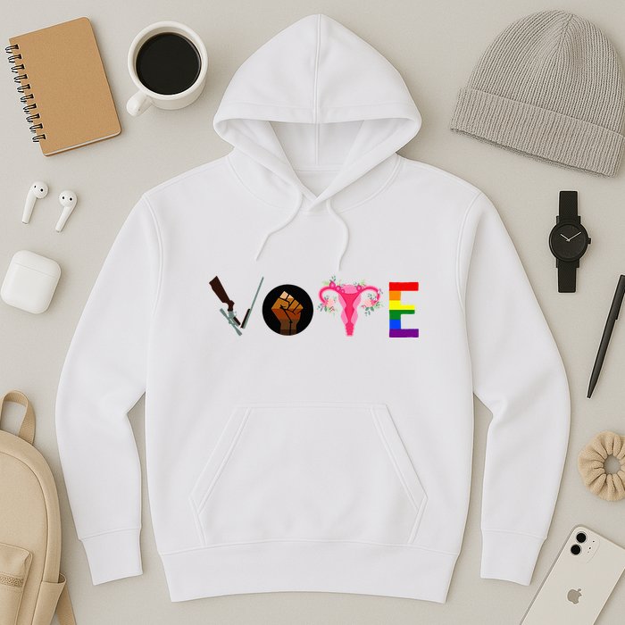 Vote Blm P.R.O C.H.O.I.C.E Gun Lgbtq+ Hoodie