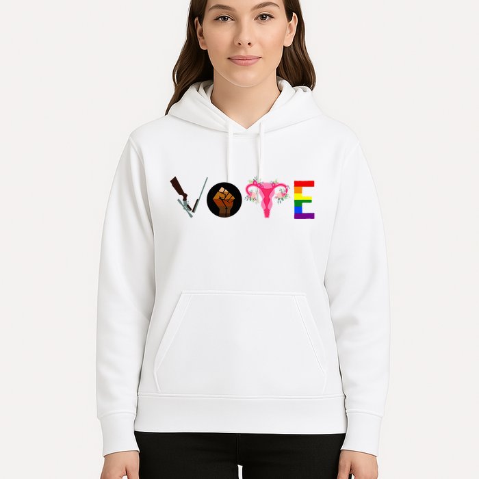 Vote Blm P.R.O C.H.O.I.C.E Gun Lgbtq+ Hoodie