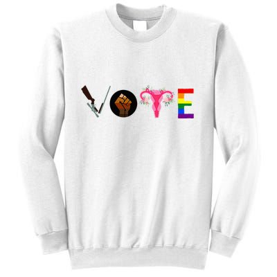 Vote Blm P.R.O C.H.O.I.C.E Gun Lgbtq+ Sweatshirt