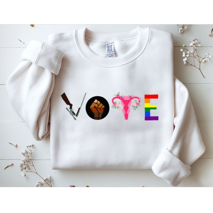 Vote Blm P.R.O C.H.O.I.C.E Gun Lgbtq+ Sweatshirt
