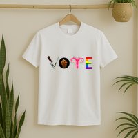 Vote Blm P.R.O C.H.O.I.C.E Gun Lgbtq+ T-Shirt
