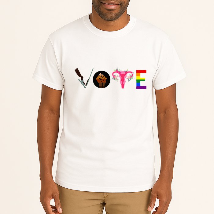 Vote Blm P.R.O C.H.O.I.C.E Gun Lgbtq+ Tall T-Shirt