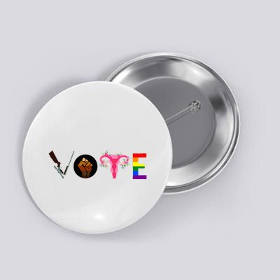 Vote Blm P.R.O C.H.O.I.C.E Gun Lgbtq+ Button