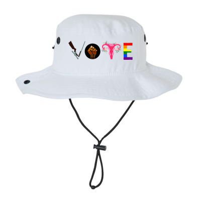 Vote Blm P.R.O C.H.O.I.C.E Gun Lgbtq+ Bucket Hat