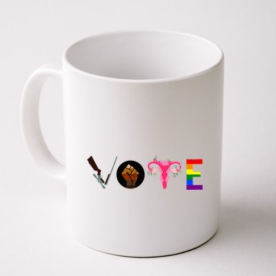 Vote Blm P.R.O C.H.O.I.C.E Gun Lgbtq+ Mug