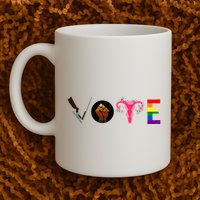 Vote Blm P.R.O C.H.O.I.C.E Gun Lgbtq+ Mug