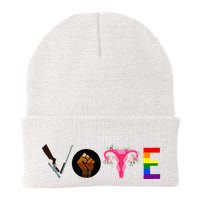 Vote Blm P.R.O C.H.O.I.C.E Gun Lgbtq+ Beanie
