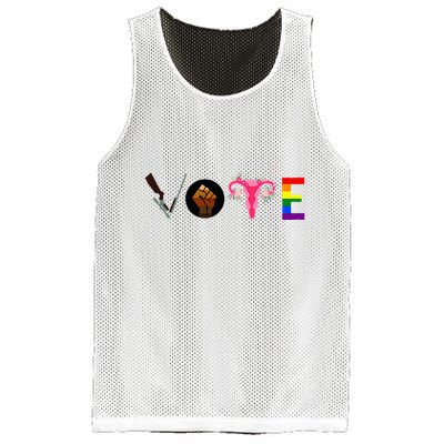 Vote Blm P.R.O C.H.O.I.C.E Gun Lgbtq+ Mesh Reversible Basketball Jersey Tank