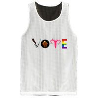 Vote Blm P.R.O C.H.O.I.C.E Gun Lgbtq+ Mesh Reversible Basketball Jersey Tank