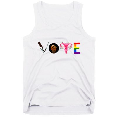 Vote Blm P.R.O C.H.O.I.C.E Gun Lgbtq+ Tank Top