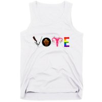 Vote Blm P.R.O C.H.O.I.C.E Gun Lgbtq+ Tank Top