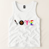 Vote Blm P.R.O C.H.O.I.C.E Gun Lgbtq+ Tank Top