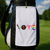 Vote Blm P.R.O C.H.O.I.C.E Gun Lgbtq+ Golf Towel