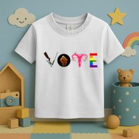 Vote Blm P.R.O C.H.O.I.C.E Gun Lgbtq+ Toddler T-Shirt