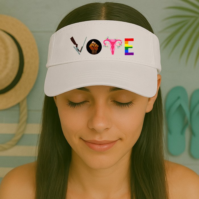 Vote Blm P.R.O C.H.O.I.C.E Gun Lgbtq+ Visor