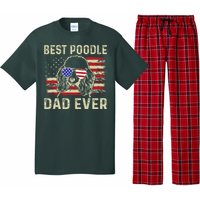 Vintage Best Poodle Dad Ever Dog Lover Tees Fathers Day Pajama Set