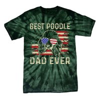 Vintage Best Poodle Dad Ever Dog Lover Tees Fathers Day Tie-Dye T-Shirt