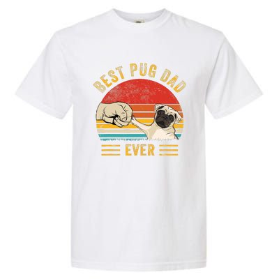 Vintage Best Pug Dad Ever Pug Lover Fathers Day Garment-Dyed Heavyweight T-Shirt