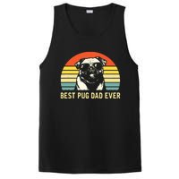 Vintage Best Pug Dad Ever Pug Lover Fathers Day PosiCharge Competitor Tank