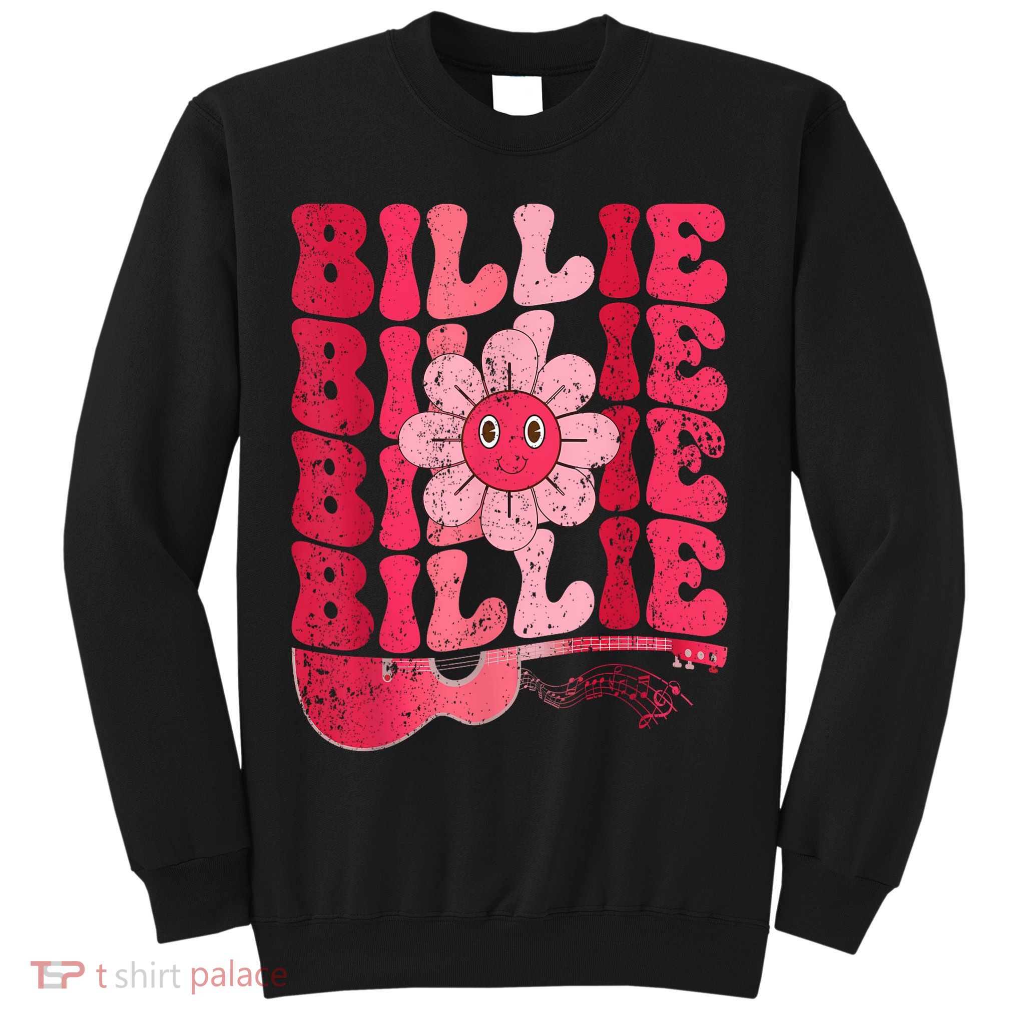 Vintage Billie Personalized Name I Love Billie Groovy Sweatshirt