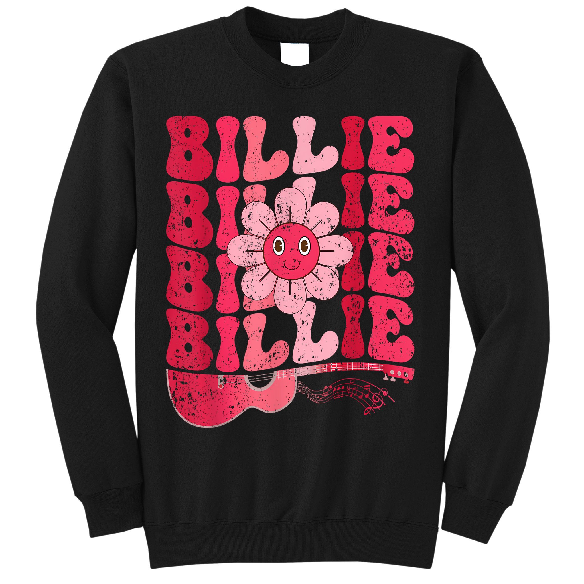 Vintage Billie Personalized Name I Love Billie Groovy Sweatshirt
