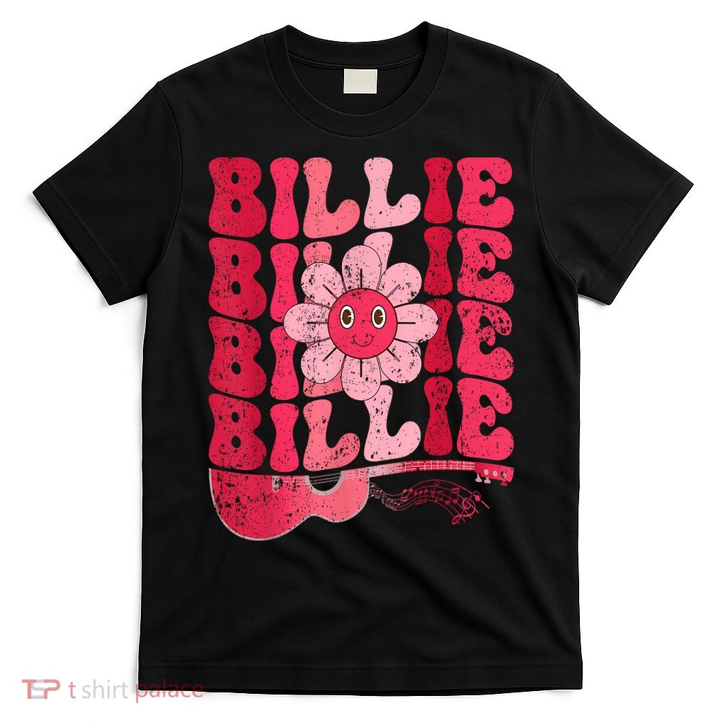 Vintage Billie Personalized Name I Love Billie Groovy T-Shirt
