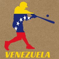 Venezuelan Baseball Player Batter National Team Flag Gift Cotton Canvas Backpack
