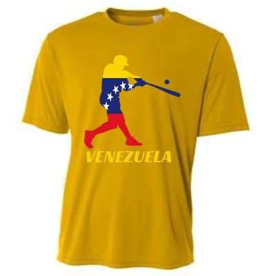 Venezuelan Baseball Player Batter National Team Flag Gift Cooling Performance Crew T-Shirt