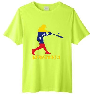 Venezuelan Baseball Player Batter National Team Flag Gift Tall Fusion ChromaSoft Performance T-Shirt