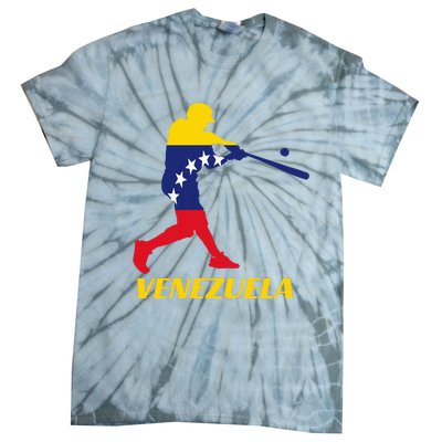 Venezuelan Baseball Player Batter National Team Flag Gift Tie-Dye T-Shirt