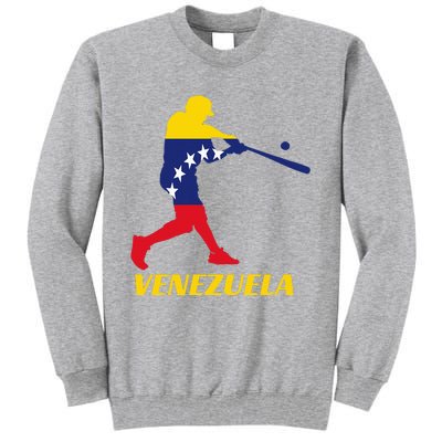 Venezuelan Baseball Player Batter National Team Flag Gift Tall Sweatshirt