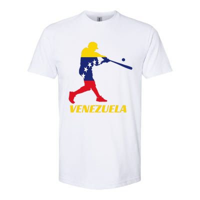 Venezuelan Baseball Player Batter National Team Flag Gift Softstyle® CVC T-Shirt