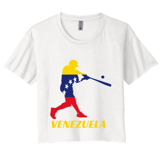 Venezuelan Baseball Player Batter National Team Flag Gift Crop Top