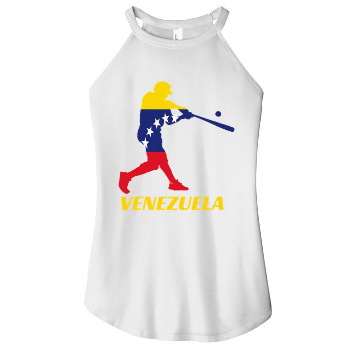 Venezuelan Baseball Player Batter National Team Flag Gift Women's Perfect Tri Rocker Tank