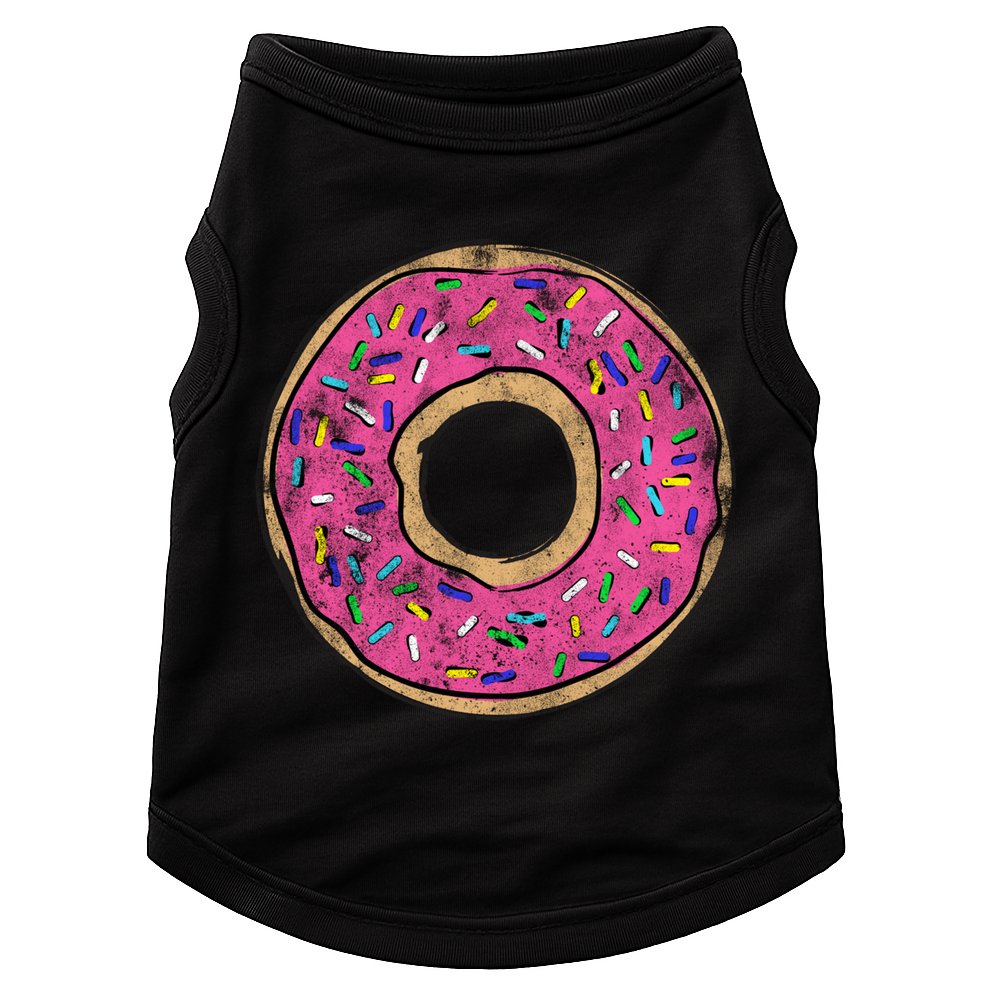 Vintage Big Pink Donut Meaningful Gift Doggie Tank