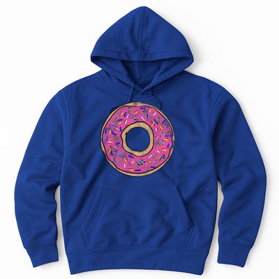 Vintage Big Pink Donut Meaningful Gift Hoodie