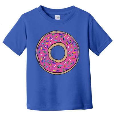 Vintage Big Pink Donut Meaningful Gift Toddler T-Shirt